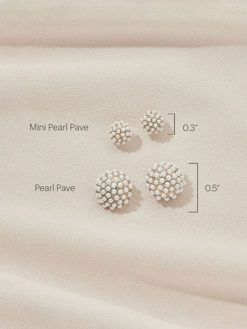 Pearl Pave Studs